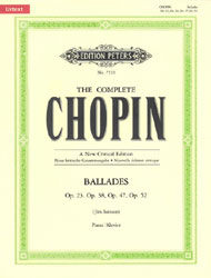 cover Ballades piano sheet music cover